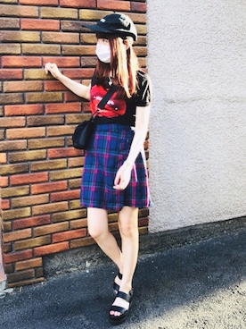 yuchaさん（レディース・153cm）の夏コーディネート