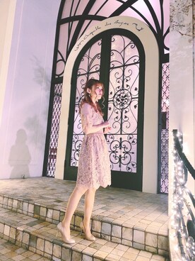 「LILY BROWN（リリーブラウン）のアイテム（ドレス）」を使った、yuchaさん（レディース・153cm）の冬コーディネート