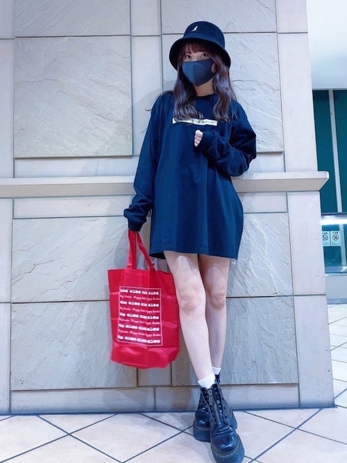 Yucha Kangolのハットを使ったコーディネート Wear