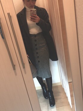 Mamekozuemonさん（レディース・156cm）の冬コーディネート