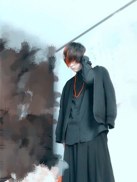 「PARADOX（パラドックス）のアイテム（ジャケット/アウター）」を使った、YUH(ゆう)さん（メンズ・171cm）の冬コーディネート