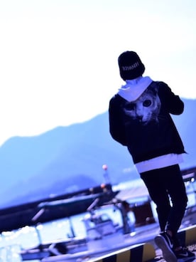 「PARADOX（パラドックス）のアイテム（ジャケット/アウター）」を使った、YUH(ゆう)さん（メンズ・171cm）の冬コーディネート
