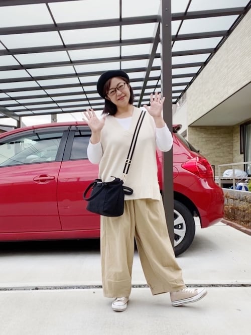 Satomi Atmos Pinkのベストを使ったコーディネート Wear