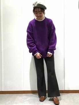 「大人リラックス」｜AiRIさん（レディース・168cm）の秋コーディネート
