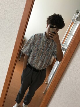 「Yves Saint Laurent（イヴサンローラン）のアイテム（レッグウェア）」を使った、みっちーさん（メンズ・173cm）の夏コーディネート