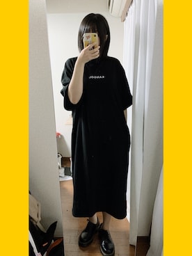 「KANGOL（カンゴール）のアイテム（ワンピース/ドレス）」を使った、kikisayhitoyouさん（レディース・163cm）の春コーディネート