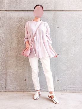 「デニムテーパード」｜rinrisoraさん（レディース・152cm）の夏コーディネート