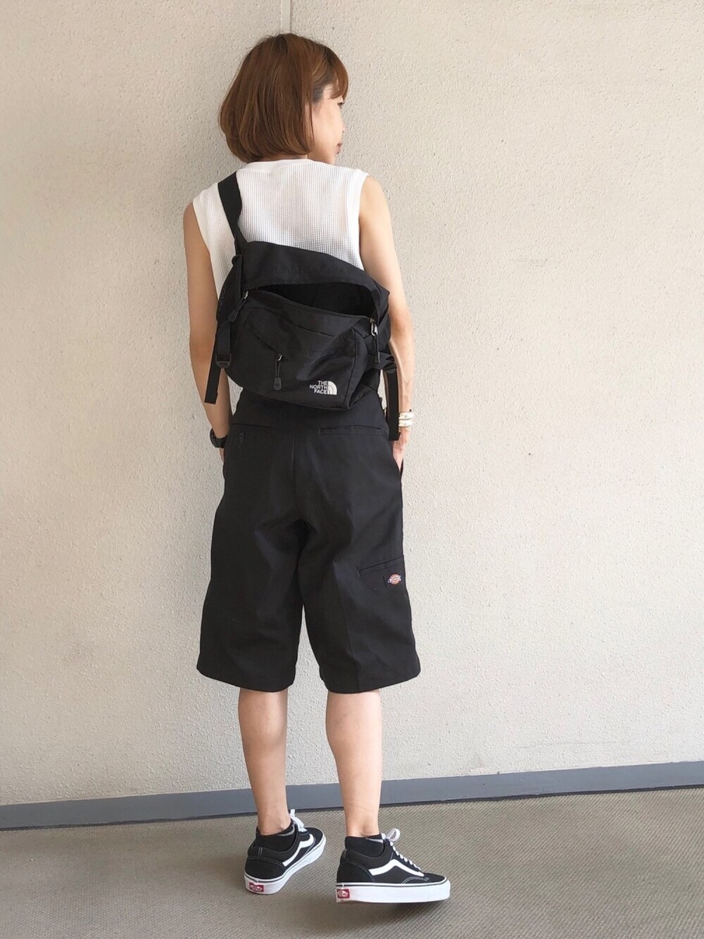 Rさんの「＜THE NORTH FACE＞ SPINA BAG/ウエストバッグ（THE NORTH FACE）」を使ったコーディネート