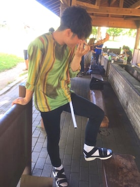 あきと🍙さん（メンズ・168cm）の夏コーディネート