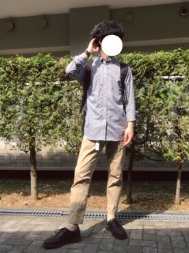 「NIXON（ニクソン）のNIXON（ニクソン）LANDLOCK BACKPACK　ランドロック　バックパック　デイパック　NC1953（バックパック/リュック）」を使った、あきと🍙さん（メンズ・168cm）の夏コーディネート