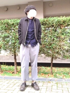 あきと🍙さん（メンズ・168cm）の秋コーディネート