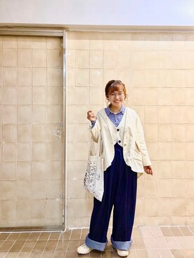 「MAPTOTE（ マップトート）のアイテム」を使った、SOさん（レディース・156cm）の春コーディネート