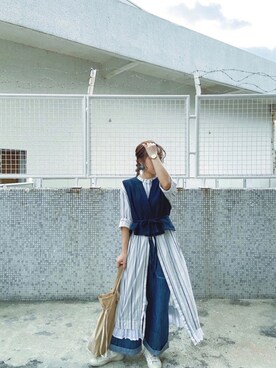 「ONCE UPON A TIME（ワンス　アポン　ア　タイム）のアイテム（ジャケット/アウター）」を使った、SOさん（レディース・156cm）の秋コーディネート