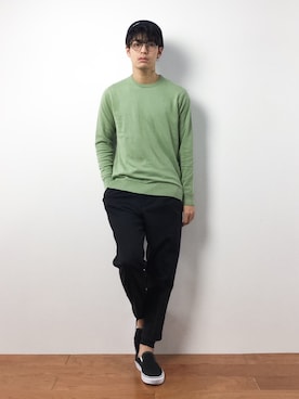 「KaneZ（ケインズ）のアイテム（ニットキャップ/ビーニー）」を使った、ryuto irieさん（メンズ・176cm）の冬コーディネート