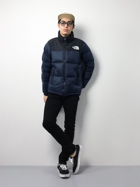 「Hender Scheme（エンダースキーマ）のアイテム（帽子）」を使った、ryuto irieさん（メンズ・177cm）の冬コーディネート