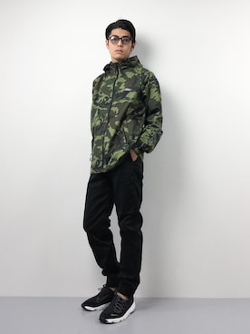 「Johnbull Private labo（ジョンブルプライベートラボ）のアイテム（スラックス）」を使った、ryuto irieさん（メンズ・177cm）の冬コーディネート