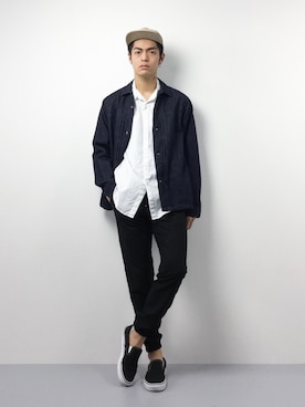 「Steven Alan（スティーブンアラン）のアイテム（ブルゾン）」を使った、ryuto irieさん（メンズ・177cm）の冬コーディネート