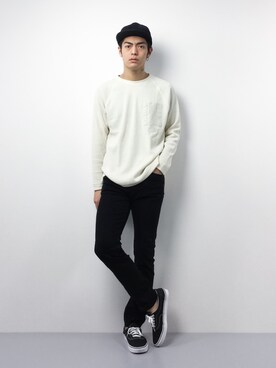 「improves（インプローブス）のアイテム（キャップ）」を使った、ryuto irieさん（メンズ・177cm）の冬コーディネート