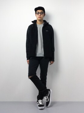 「CHARI&CO（チャリアンドコー）のアイテム（ジャケット/アウター）」を使った、ryuto irieさん（メンズ・177cm）の冬コーディネート