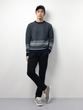 「RAGEBLUE（レイジブルー）のアイテム（その他シューズ）」を使った、ryuto irieさん（メンズ・177cm）の冬コーディネート