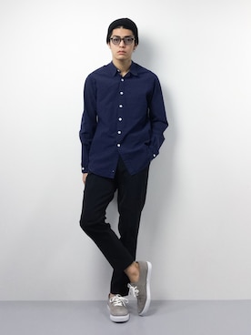 「RAGEBLUE（レイジブルー）のアイテム（その他シューズ）」を使った、ryuto irieさん（メンズ・177cm）の冬コーディネート