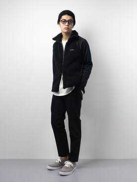 「RAGEBLUE（レイジブルー）のアイテム（その他シューズ）」を使った、ryuto irieさん（メンズ・177cm）の冬コーディネート
