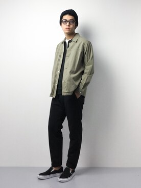 「Steven Alan（スティーブンアラン）のアイテム（ブルゾン）」を使った、ryuto irieさん（メンズ・177cm）の冬コーディネート