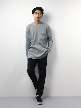 「bodco(ボッコ)のアイテム」を使った、ryuto irieさん(メンズ・177cm)の冬コーディネート