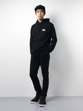 「KIIT（キート）のアイテム（帽子）」を使った、ryuto irieさん（メンズ・177cm）の冬コーディネート