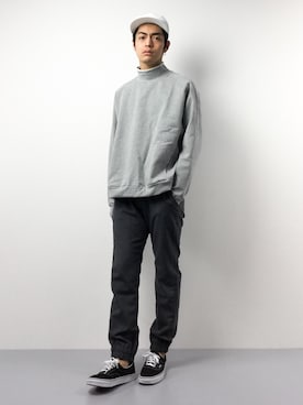 「KIIT（キート）のアイテム（帽子）」を使った、ryuto irieさん（メンズ・177cm）の冬コーディネート