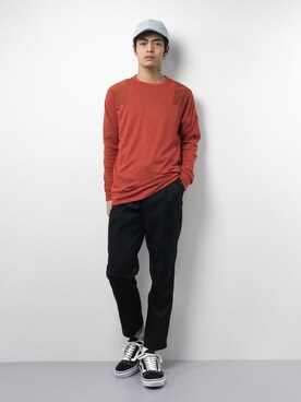 「G-STAR RAW（ジースターロゥ）のアイテム（スウェット）」を使った、ryuto irieさん（メンズ・177cm）の冬コーディネート