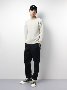 「FR2（エフアールツー）のアイテム（キャップ）」を使った、ryuto irieさん（メンズ・177cm）の冬コーディネート