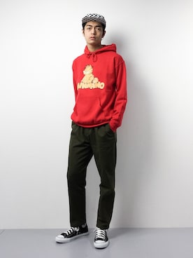 「MIN-NANO（ミンナノ）のアイテム」を使った、ryuto irieさん（メンズ・177cm）の冬コーディネート