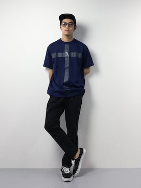 「NVy by（ネイビーバイ）のアイテム」を使った、ryuto irieさん（メンズ・177cm）の冬コーディネート