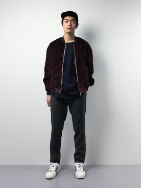 「UNITED ARROWS & SONS（ユナイテッドアローズアンドサンズ）のアイテム（その他アウター）」を使った、ryuto irieさん（メンズ・177cm）の冬コーディネート
