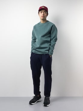 「NVy by（ネイビーバイ）のアイテム」を使った、ryuto irieさん（メンズ・177cm）の冬コーディネート