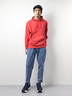 「EN ROUTE（アンルート）のアイテム（パンツ）」を使った、ryuto irieさん（メンズ・177cm）の冬コーディネート