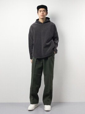 「EN ROUTE（アンルート）のアイテム（パンツ）」を使った、ryuto irieさん（メンズ・177cm）の冬コーディネート
