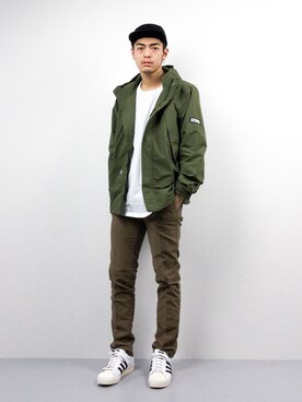 「BEN DAVIS（ベンデイビス）のアイテム（ジャケット/アウター）」を使った、ryuto irieさん（メンズ・177cm）の冬コーディネート