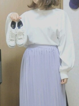 「ラベンダー」｜saakkkiiiiさん（レディース・158cm）の春コーディネート