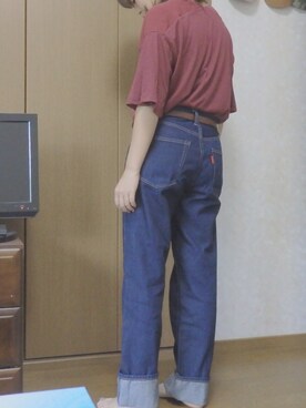 「e.r.g*（イーアールジー）のアイテム（パンツ）」を使った、saakkkiiiiさん（レディース・158cm）の秋コーディネート