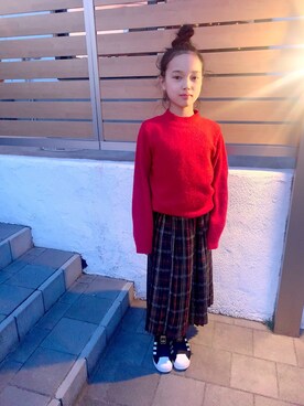 yuさん（キッズ・110cm）の冬コーディネート