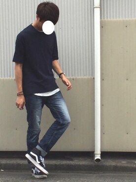 「semantic design（セマンティックデザイン）のアイテム」を使った、けるんさん（メンズ・181cm）の夏コーディネート