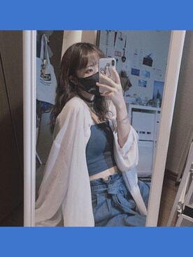 「FR2（エフアールツー）のアイテム（その他）」を使った、ルルさん（レディース・160cm）の秋コーディネート