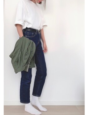 「平成最後のWEARISTAセンバツ」｜「アイテム（帽子）」を使った、𝕫𝕦𝕟 ♔さん（レディース・153cm）の春コーディネート