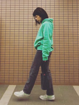 「nonnative（ノンネイティブ）のアイテム」を使った、isakiさん（レディース・159cm）の秋コーディネート