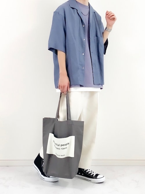 みっつー Lidnmのシャツ ブラウスを使ったコーディネート Wear