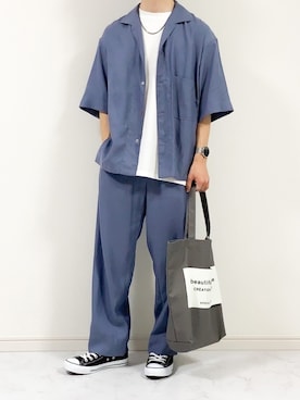 みっつーさん（メンズ・163cm）の夏コーディネート