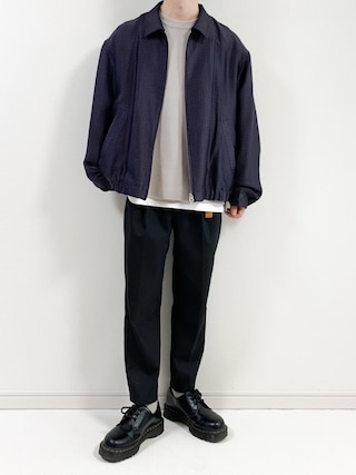 ジャケット・アウター LIDNM LIDNM（リドム）の「JACQUARD ZIP BLOUSON（ブルゾン）」 - WEAR