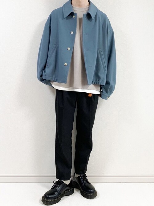 LIDNM（リドム）の「WIDE SHORT BLOUSON（ブルゾン）」 - WEAR